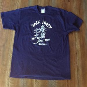 Men’s Graphic Back Forty mountain Home AK T Shirt